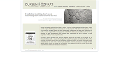 Desktop Screenshot of dursunozfirat.com