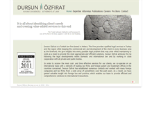 Tablet Screenshot of dursunozfirat.com